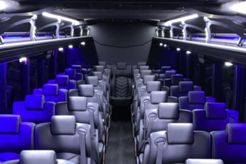 Rochester Charter Bus Interior