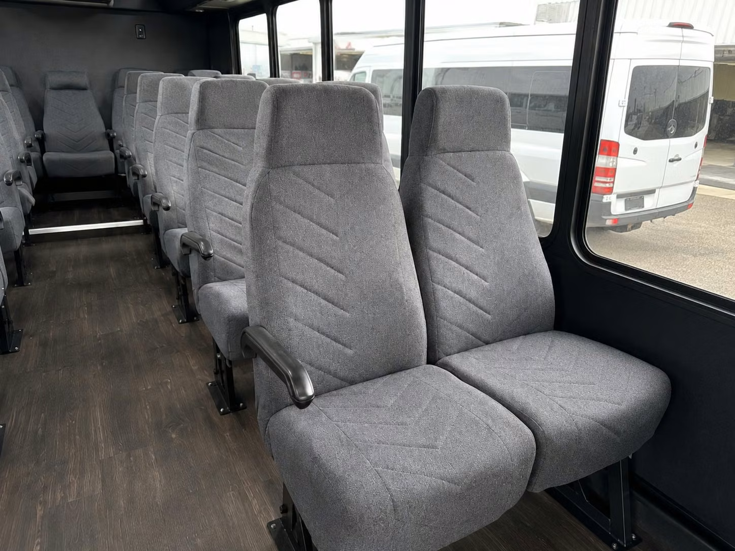 18 passenger minibus interior
