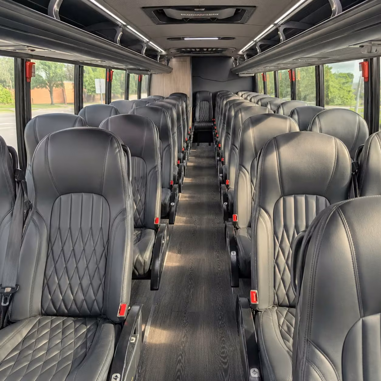 25 passenger minibus interior