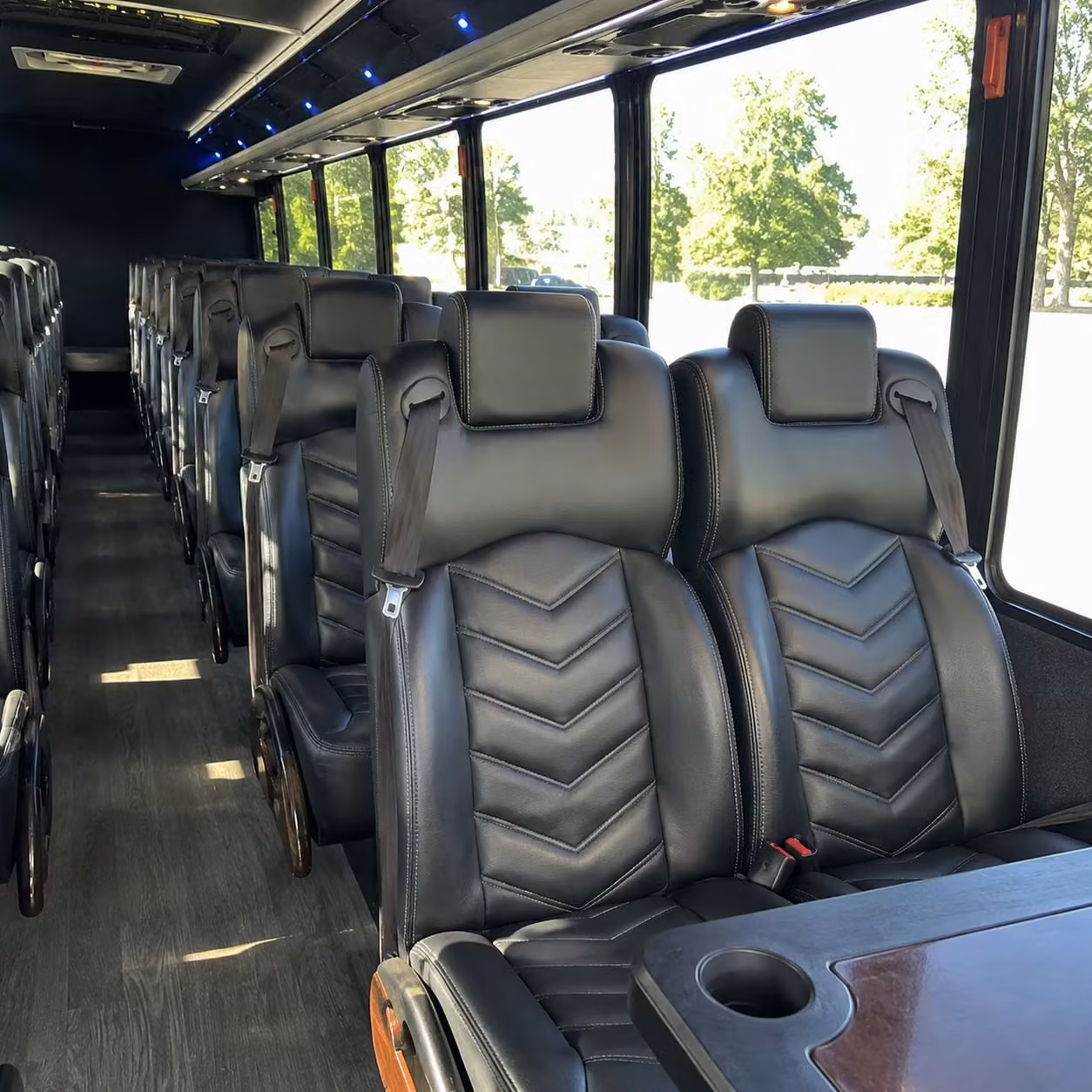 30 passenger minibus inside
