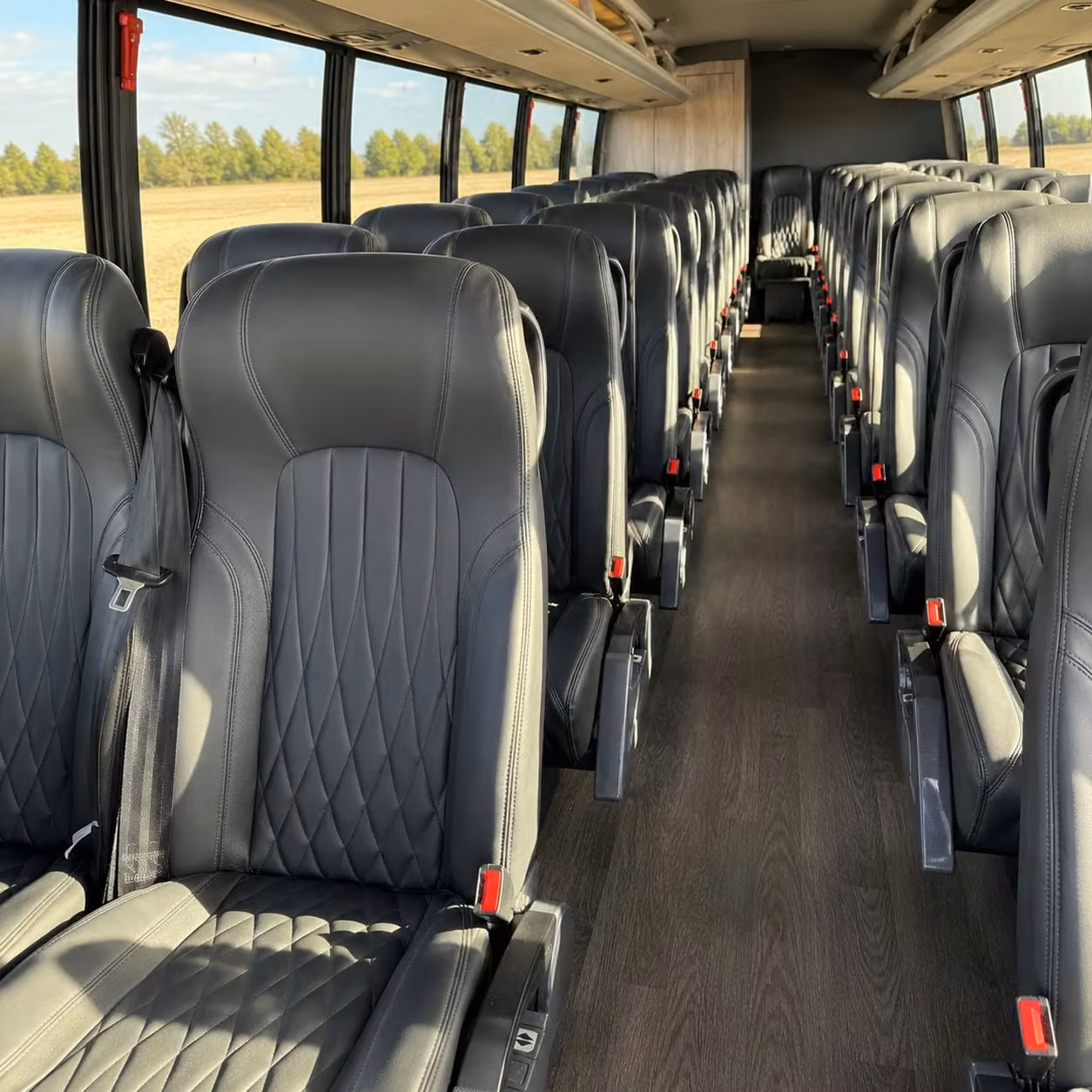 30 passenger minibus interior