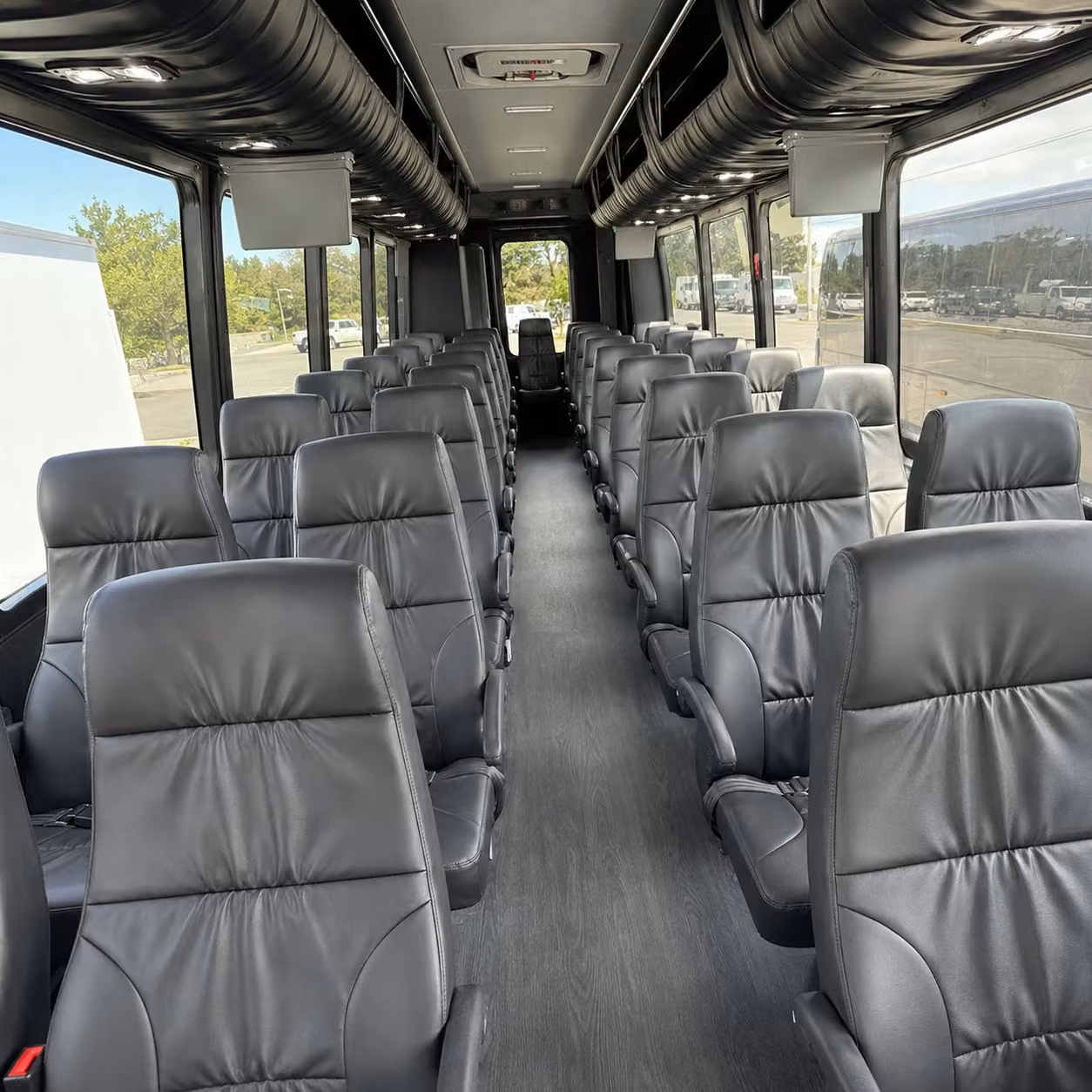 35 passenger minibus inside