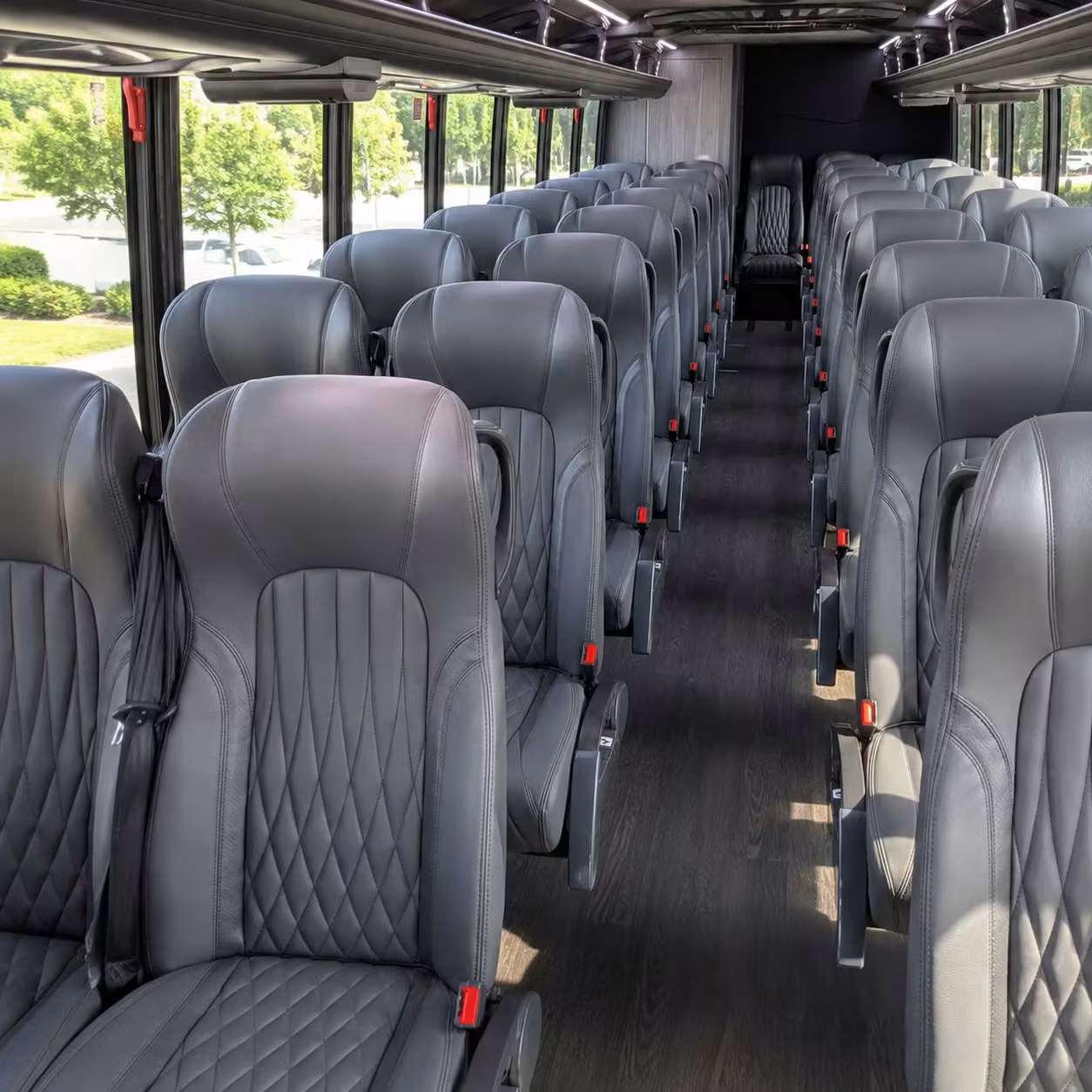 35 passenger minibus interior