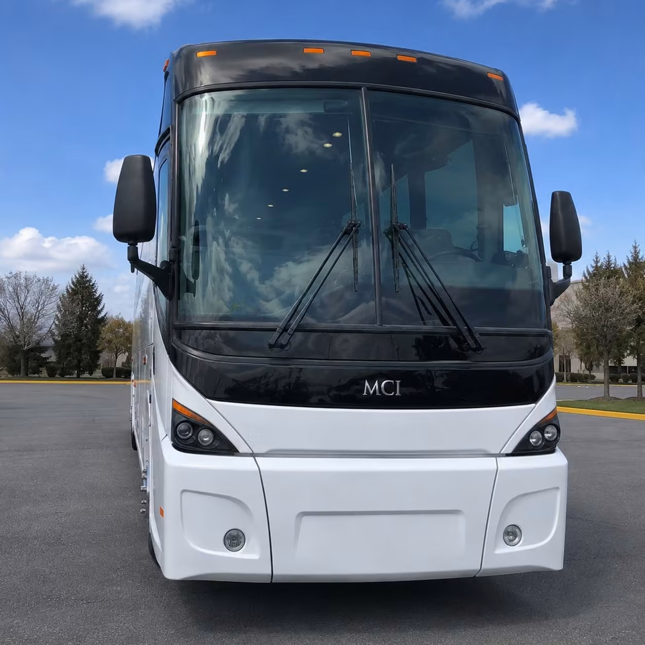 rochester charter bus rental exterior