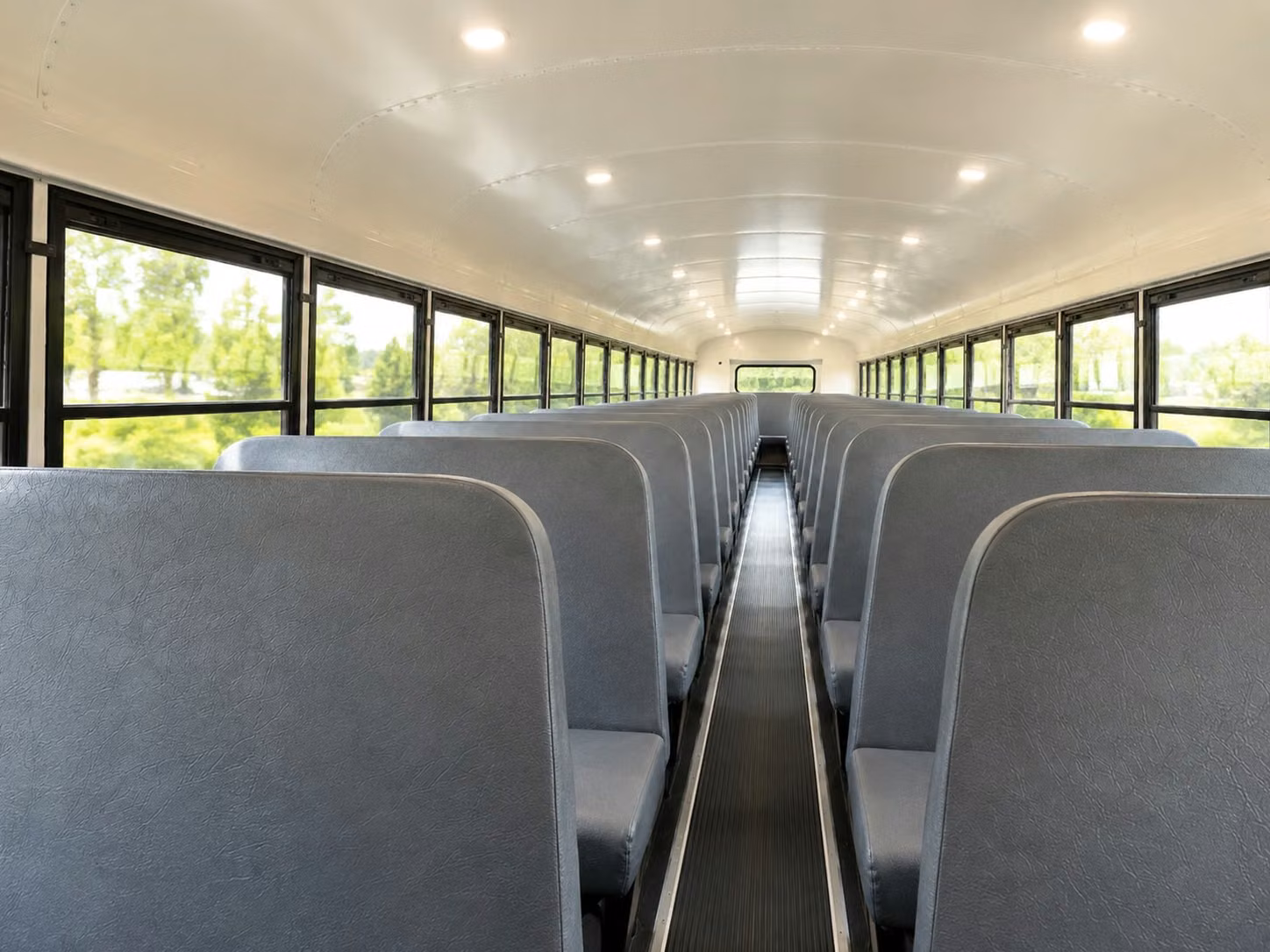school bus interior