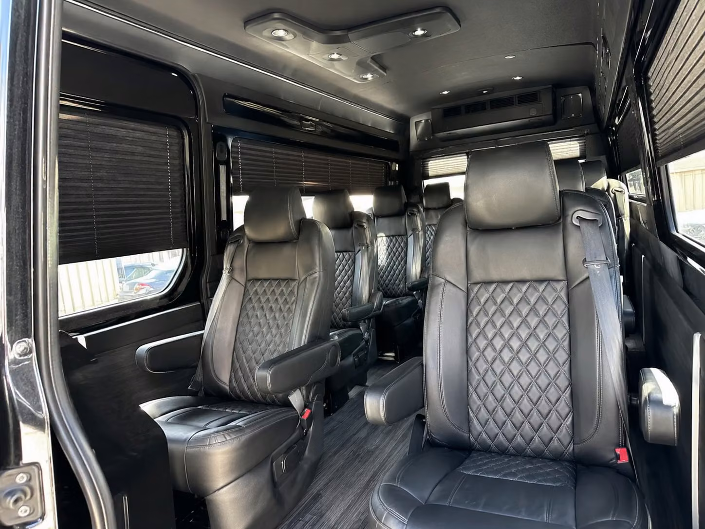 sprinter van with driver interior